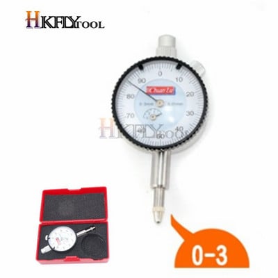 1 tk sihverplaadi näidik 0-3 mm mõõteriist 0,01 mm täpsusega metall täppistööriistade puidutöötlemise mõõteriistade jaoks