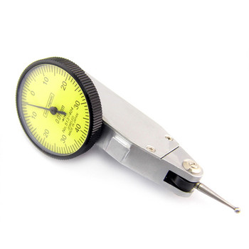 Циферблат Индикатор Измервателен инструмент Инструмент 0-0,8 мм 0,01 мм Нивомер Скала Прецизни метрични релси с лястовича опашка Индикатор за тест на циферблата