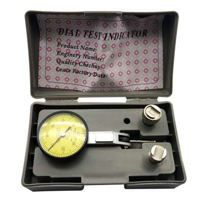 Ciferblato indikatoriaus matavimo prietaiso įrankis 0–0,8 mm 0,01 mm lygio matuoklio skalė Tikslioji metrinė skersinių bėgelių ciferblato bandymo indikatorius