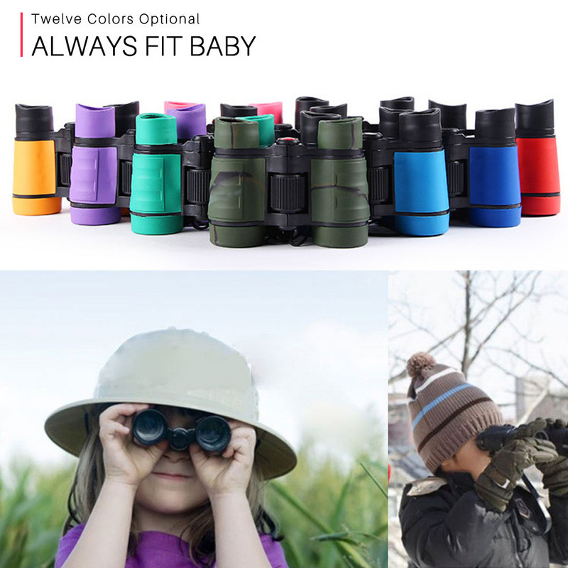 4x30 Plastic Copii Binoclu Telescop Magnificare Pentru Copii Jocuri în aer liber Băieți Jucării Cadou