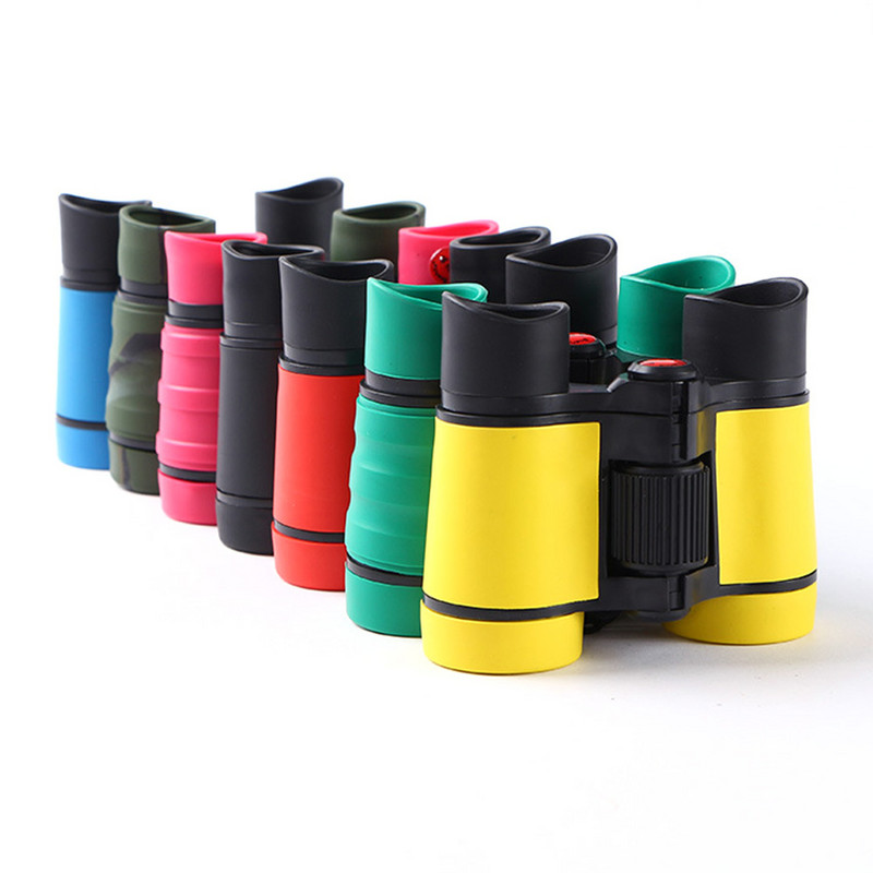 4x30 Plastic Copii Binoclu Telescop Magnificare Pentru Copii Jocuri în aer liber Băieți Jucării Cadou