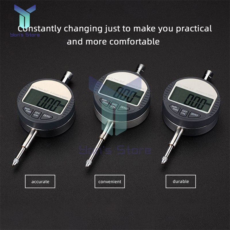 LED skaitmeninis didelio tikslumo elektroninis skaitmeninis matuoklis Skaitmeninio ekrano ciferblato indikatoriaus matuoklis 0,01 indikatoriaus „pasidaryk pats“ rinkinys