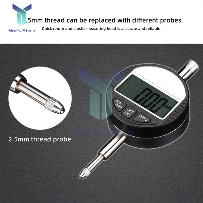 LED skaitmeninis didelio tikslumo elektroninis skaitmeninis matuoklis Skaitmeninio ekrano ciferblato indikatoriaus matuoklis 0,01 indikatoriaus „pasidaryk pats“ rinkinys