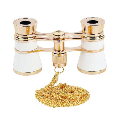 Kültéri távcső nagy tisztaságú teleszkóp 3 nagyítási idővel középpontbeállítás fókusz fém koncerttávcső túrázáshoz