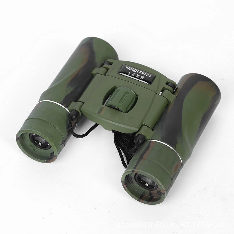 Tiszta, nagy teljesítményű hordozható 8X21-es távcső mikro-fényes éjjellátó mobiltelefon fényképes kültéri távcső