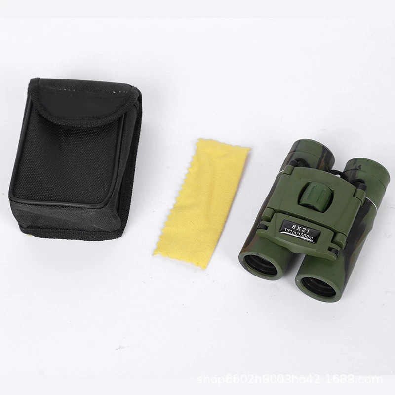 Tiszta, nagy teljesítményű hordozható 8X21-es távcső mikro-fényes éjjellátó mobiltelefon fényképes kültéri távcső