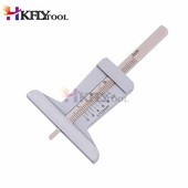 Roostevabast terasest autorehvi rehvi turvise sügavuse mõõtja joonlaud pidurisadul Moto Veoauto Pie De Rey Paquimetro mõõteriistad