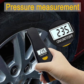 Манометър за налягане в гумите 0-100 PSI Подсветка Високопрецизен цифров мониторинг на налягането в гумите автомобилна гума