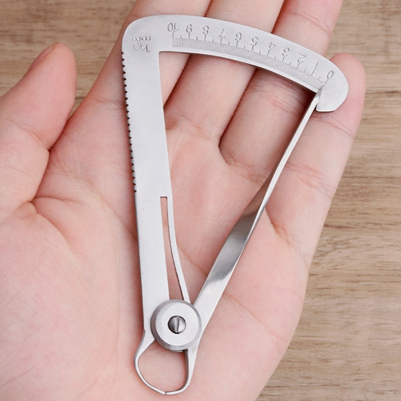 Professzionális fogászati tolómérő, 0-10 mm-es mérési tartomány Fogorvosi eszközök fogápoláshoz és -javításhoz