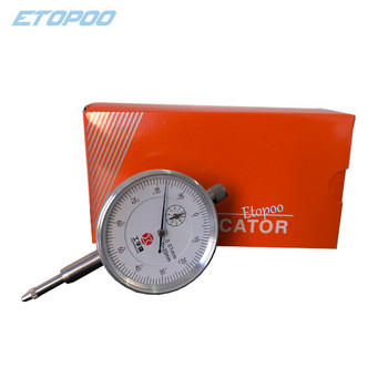 Όργανο μέτρησης 0-10mm 0,01mm Accuracy Metal For Precision Tool 3 Τύποι 1pc Dial Gauge Indicator