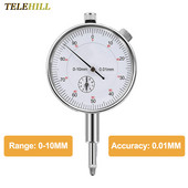 0,01 mm didelio tikslumo ciferblato matuoklio įrankio ciferblato matuoklio mikrometras 0-10 mm ciferblato bandymo mechaninis mikrometro matavimo matuoklis
