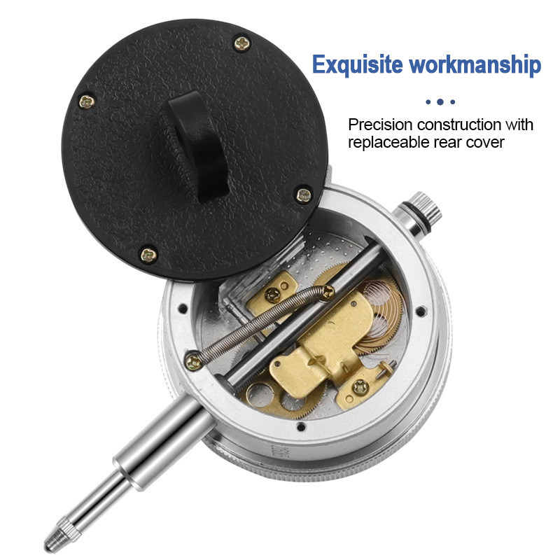 0,01 mm didelio tikslumo ciferblato matuoklio įrankio ciferblato matuoklio mikrometras 0-10 mm ciferblato bandymo mechaninis mikrometro matavimo matuoklis