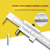 0-200 mm Označavanje Vernier Caliper Scriber Mjerno ravnalo Mjerno ravnalo Instrument Alat DIY obrada drveta Alati za obradu metala