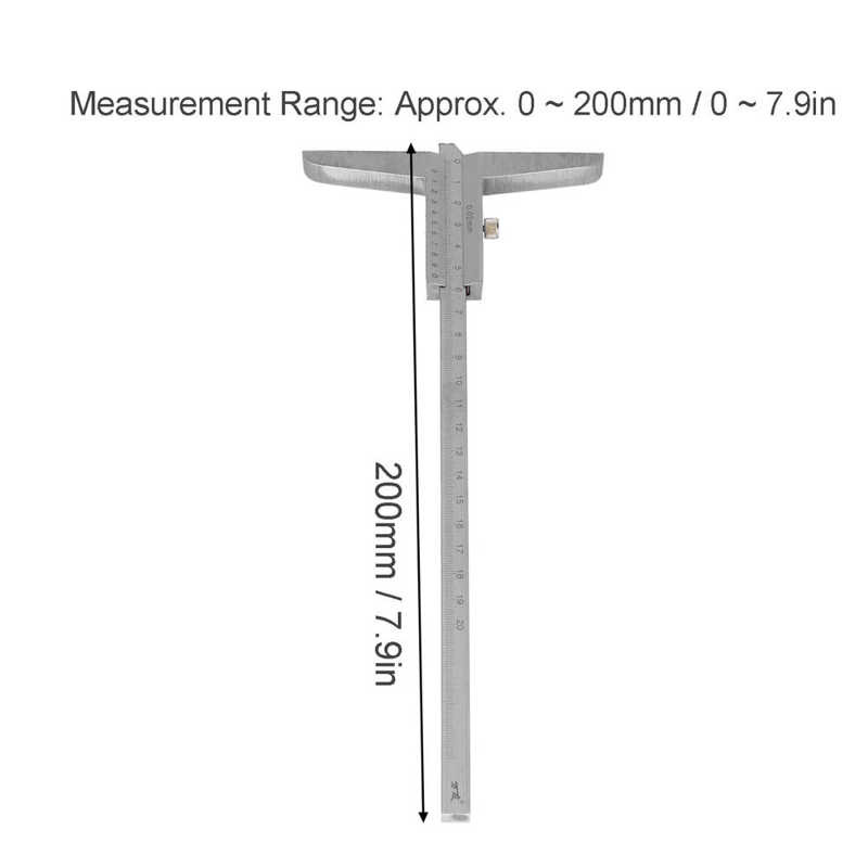 Şublere Adâncime Vernier Caliper Metal pentru măsurare