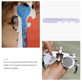 5 бр. Пластмасов оптичен PD линийка Измерване на разстоянието на зеницата Очен офталмологичен инструмент Линийка Аксесоари за очила