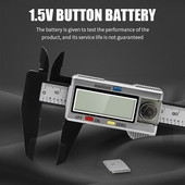 150 mm elektroniskais digitālais suports oglekļa šķiedras skalas Vernjē suporta mērierīces pahometrs digitālais mikrometrs, mērīšanas instrumenti