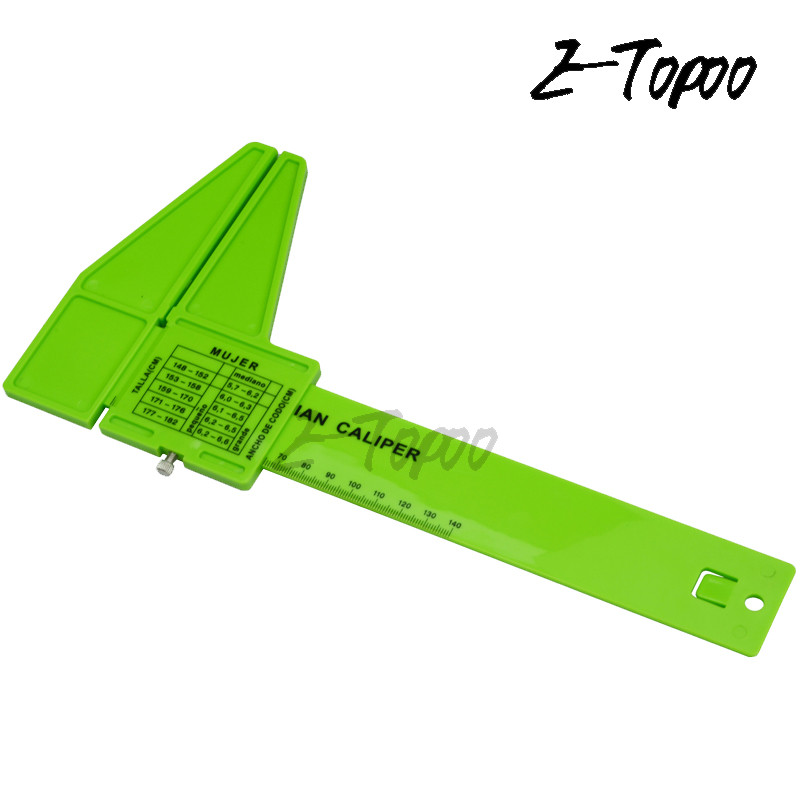Bezmaksas piegāde medicīniskās plastmasas suports vitruvian caliper Medicīniskais lineāls elkoņa ķermeņa ādas krokas suportam