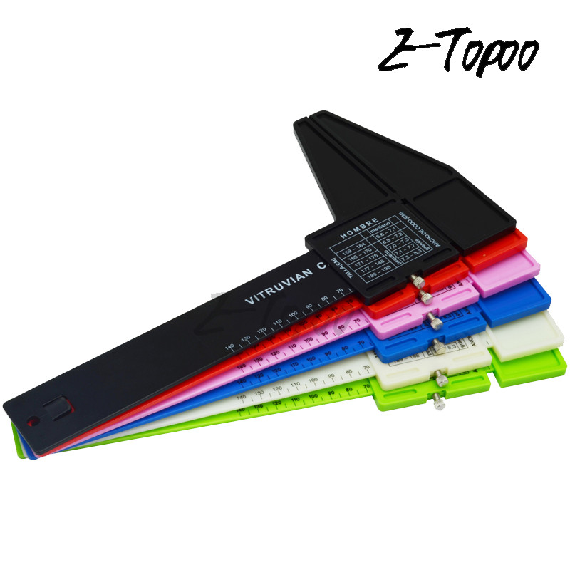 Bezmaksas piegāde medicīniskās plastmasas suports vitruvian caliper Medicīniskais lineāls elkoņa ķermeņa ādas krokas suportam