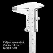 Vernjē suporti 6 collu nerūsējošā tērauda nedigitāls suports 0–6 collu/0–150 mm manuāls mikrometra suports augstas precizitātes suports Q84D