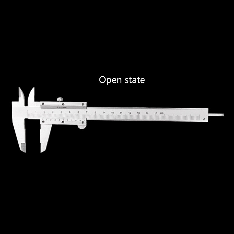 Vernjē suporti 6 collu nerūsējošā tērauda nedigitāls suports 0–6 collu/0–150 mm manuāls mikrometra suports augstas precizitātes suports Q84D