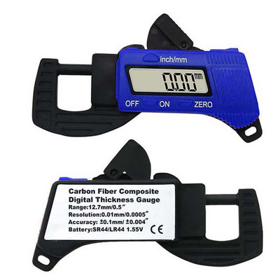 0,01 mm mini skaitmeninis storio matuoklis Storio matuoklis, apkabos matuoklis, anglies pluošto kompozitai, storio matavimo įrankiai