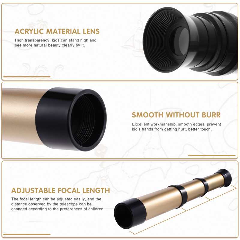 2 bucăți Pirate Treasure Copii Fizica Jucării Cadouri vintage Abs Copii Științific Femei