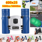 Színes HD nagy teljesítményű távcső 5000M50000M nagy hatótávolságú összecsukható mini teleszkóp BAK4 FMC optika vadászat sportokhoz szabadtéri kempingezéshez
