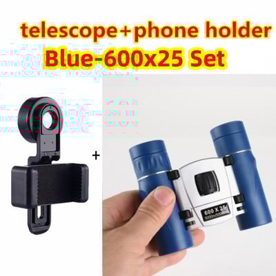 Színes HD nagy teljesítményű távcső 5000M50000M nagy hatótávolságú összecsukható mini teleszkóp BAK4 FMC optika vadászat sportokhoz szabadtéri kempingezéshez