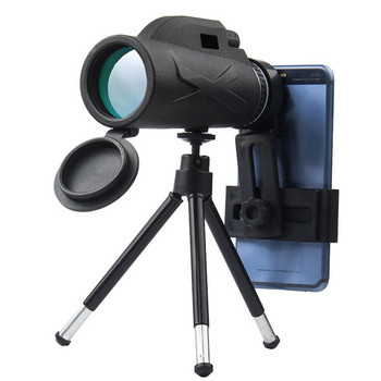 80X100 Монокъл Телескоп за наблюдение на птици на открито Телефон Камера Монокъл за нощно виждане с висока разделителна способност