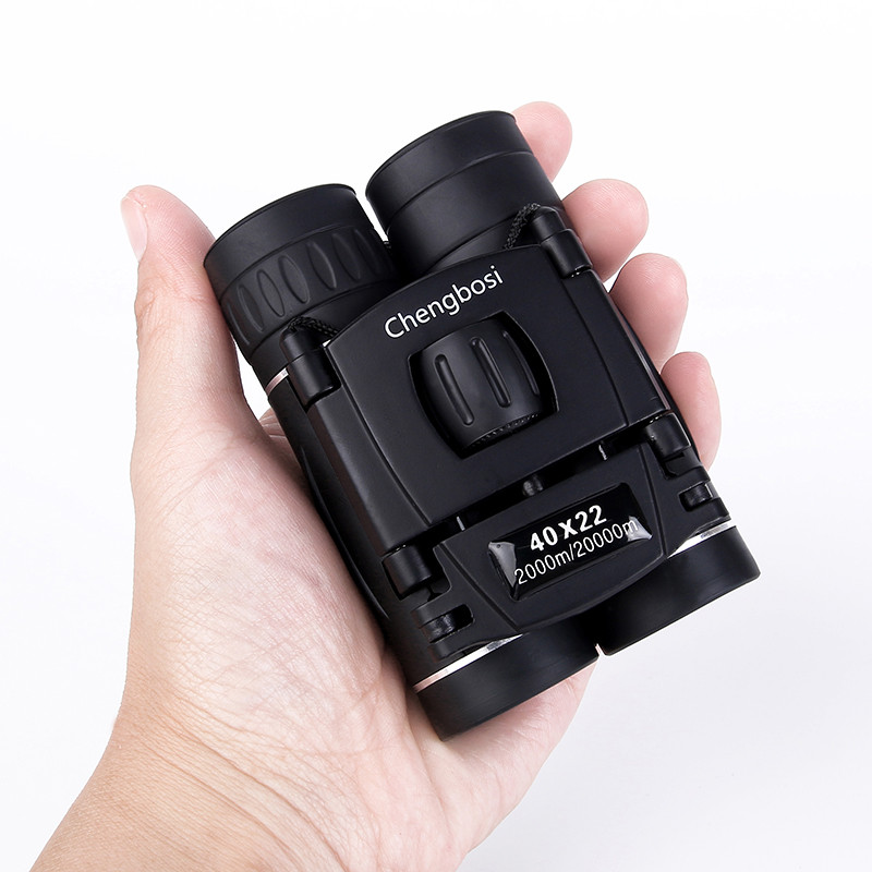 40x22 kompaktiškas priartinantis žiūronai ilgo nuotolio sulankstomi HD galingas mini teleskopas BAK4 FMC optika medžiokliniam sportiniam kempingui