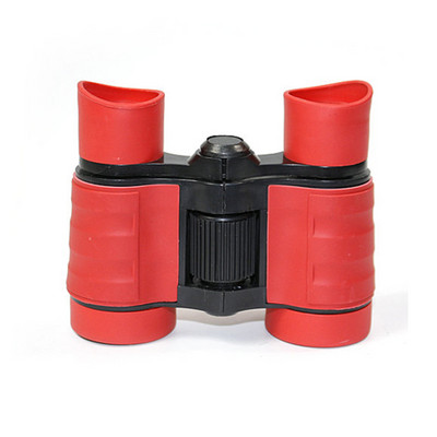 Ďalekohľad 4x30 pre hračky, gumený mini detský kompaktný ďalekohľad pre vonkajšie kempovanie, detský vzdelávací darček