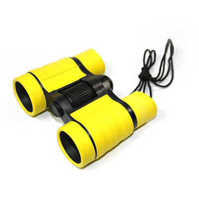 Ďalekohľad 4x30 pre hračky, gumený mini detský kompaktný ďalekohľad pre vonkajšie kempovanie, detský vzdelávací darček