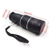 Telescop monocular 16x52 Binoclu Telescop monocular de călătorie Viziune noaptea de zi HD Lunetă monoculară de vânătoare în aer liber