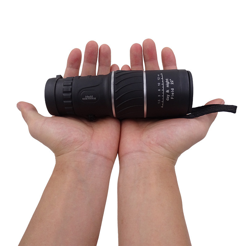 Telescop monocular 16x52 Binoclu Telescop monocular de călătorie Viziune noaptea de zi HD Lunetă monoculară de vânătoare în aer liber