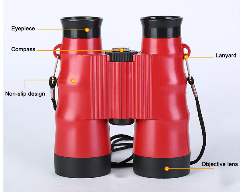 1 buc. Binoclu HD 6x36 Telescop pentru copii Zoom Militar Copii Jucărie distractivă Cadou Monocular pentru vânătoare Instrumente de camping în aer liber