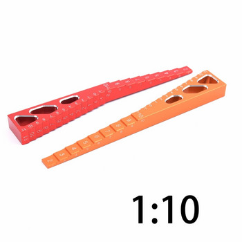 RC модел на кола Ride Height Droop Gauge Adjuster Ruler for 1/10 RC Touring Car Drift Car Quality Metal Alloy Made Drop Shipping
