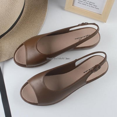 Sandale de vară 2023, la modă nouă, sandale romane pentru femei, cu talpă groasă, pantofi sport pentru femei, sandale groase, confortabile, cu platformă goală