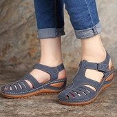 2023. g. Jauni sieviešu apavi Sandales Elpojoši apavi Sievietēm Slip On Mīkstas Sieviešu sandales Čības Ballīšu Apavi Zapatos De Mujer Sieviete