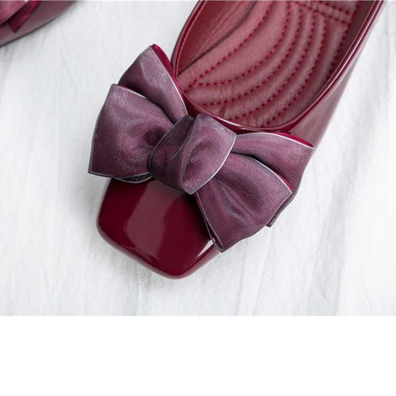 CEYANEAO2019 de primăvară, nouă modă de lux, pentru femei, moale, plate, cu noduri de fluture, pantofi de balet, dimensiuni mari, cu tocuri joase, pantofi de designer E1129