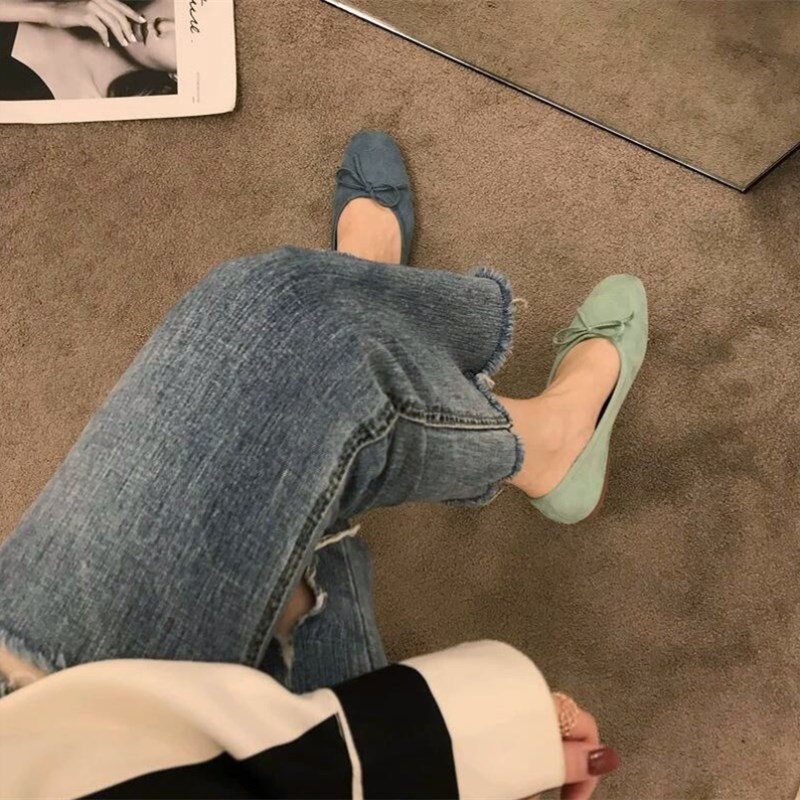 Lady mokaszin Cipők Candy Color Tavaszi alkalmi cipők Női tornacipők Nyári cipők Lapos Sarkú Balett Lapos