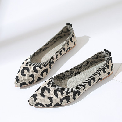 Pantofi pentru femei 2023, pantofi cu plasă, pantofi de balet, elastici, respirabili, cu fundul moale, cu vârf ascuțit.