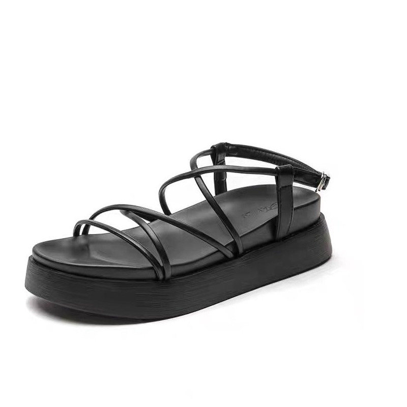 Ravne sandale Ženske cipele 2023 Neklizajuće meke sandale s otvorenim prstima Ženske ležerne rimske sandale Ženske cipele s platformom Sandale