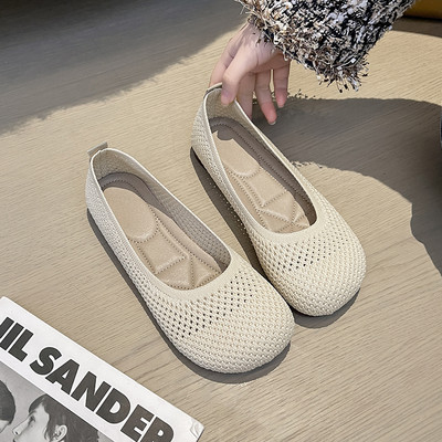 Kötötések Laposok Kerek orrlyukak Naplopók Női Alkalmi cipők Mokaszinok Cipők Vezetőcipők Csúszásmentes