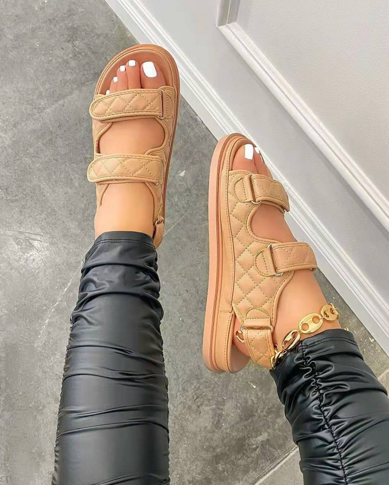 Szandálok Női Kiváló minőségű Női Cipők Nyári Platform Sandalias De Muje Designer Cipők Női Sandalie Gladiator 2