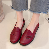 Dámske ploché topánky veľkosti Plus Size 41 s bling stromčekom, pohodlné topánky pre babičky, mokasíny, protišmykové, nazúvacie oxfordské topánky 9901N