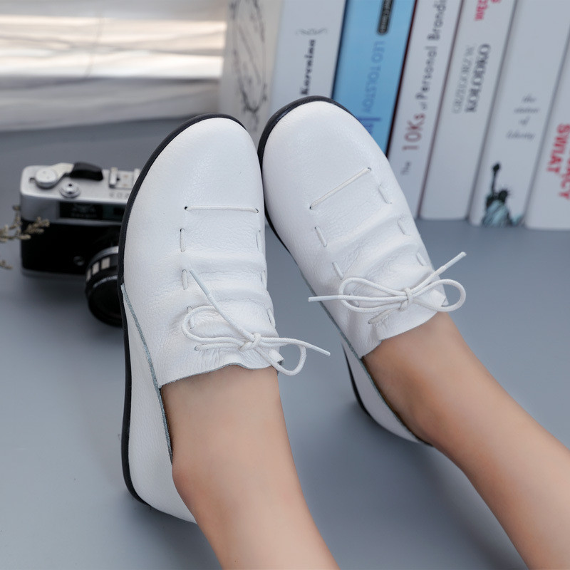 Naiste Loafer Mood, ümmargune varvaspael, kokkupandavad lamedad jalatsid Naiste hingavad mugavad naiste elegantsed paaditossud