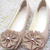 Női Balett Lakások Tavaszi Őszi divat Balerina Lapos Cipők Női Édes Virágos Lábbeli Sapatos Feminino Zapatillas Mujer