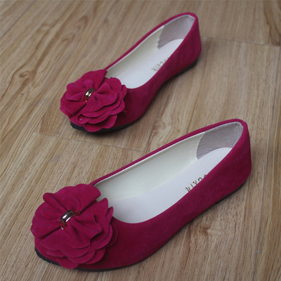 Női Balett Lakások Tavaszi Őszi divat Balerina Lapos Cipők Női Édes Virágos Lábbeli Sapatos Feminino Zapatillas Mujer