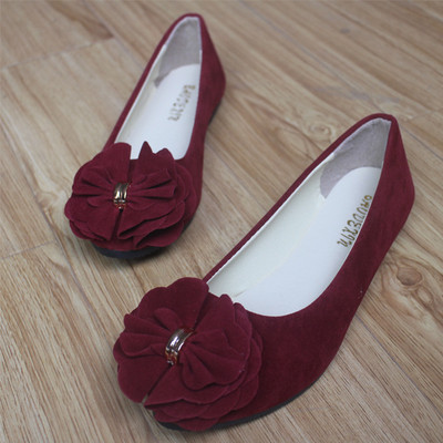 Női Balett Lakások Tavaszi Őszi divat Balerina Lapos Cipők Női Édes Virágos Lábbeli Sapatos Feminino Zapatillas Mujer