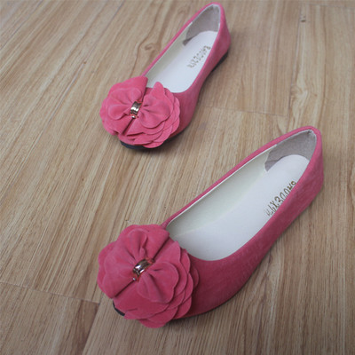 Női Balett Lakások Tavaszi Őszi divat Balerina Lapos Cipők Női Édes Virágos Lábbeli Sapatos Feminino Zapatillas Mujer